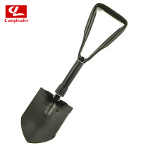 Outdoor camping self-driving multi-functional engineer shovel digging soil garden tool folding three-fold shovel