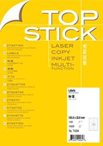 TOPSTICK Germany tops T4264 A4-100 sheets of adhesive printed label paper 105 0x33 8mm