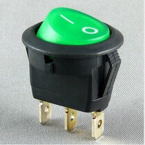 Shangkai Shanghai Yongxing round ship switch KCD8-11N 6A 3 feet with light green 220V