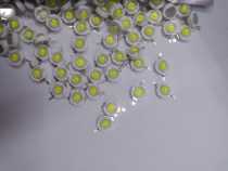 High power LED light pearl 1W white light white light white illuminated LED light emitting diode 20 one piece 