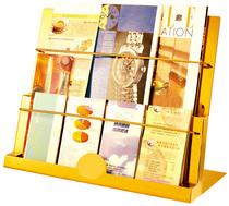 Hotel lobby large brochure rack magazine magazine rack newspaper rack display rack data rack file rack promotion