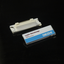 Acrylic transparent badge Acrylic work card Pin type 60*20mm transparent replaceable staff card Clerk card