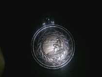 vintage antique genuine French fishing silver chapter at the beginning of the 20th century