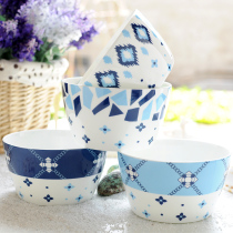 Bone China Small Bowl Birds Nest sugar water dessert bowl eating bowl creative personality household Mediterranean ceramic rice bowl single