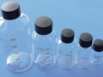 Glass serum bottle screw mouth with scale reagent bottle 50 100 250 500 1000ml