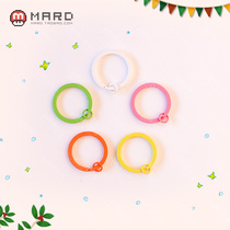 MARD Paipai Doudou metal coated key ring Candy color key ring application accessories