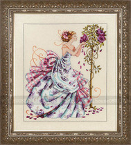 Cross-stitch electronic figure redraw source file-MD124-Roses of Provence