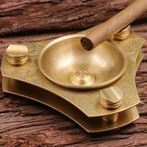 JIFENG extra-large bronze ashtrays retro creativity with cigar bay living-room large ashtrays for a gift