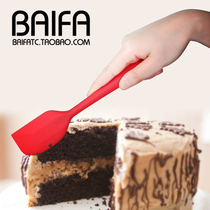 High temperature resistant large small size silicone spatula set baking tool rubber shovel knife mixing knife cake cream touch knife