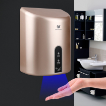 Chuangdian hot and cold hand dryer Automatic induction silent drying mobile phone Hotel household bathroom hand dryer Nouveau Riche gold