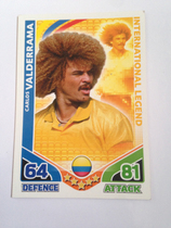 (Topps) Football star Capka Flash Carte Carte Carbardera