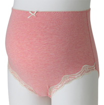 Japanese Dog Print Prenatal Whole Cotton Underwear Pregnant Woman Lace High Waist Breathable Elastic Toabdominal Shorts Collection of Belly Triangle Pants