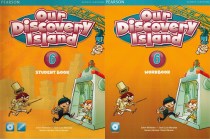 Bacon young children English Our Discovery Island 6 students use the book practice book CD suit