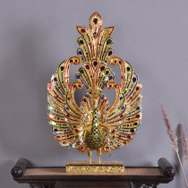 Thai imported Peacock ornaments Thai club dining room living room ornaments porch decoration