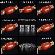 White copper imitation silver Wanzi spacer gasket diy accessories bracelet rosary beads accessories hand string Star Moon Bodhi accessories