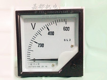 Pointer type AC voltage meter head 6L2 0-600V Outline size 80*80mm Opening size 76*76mm