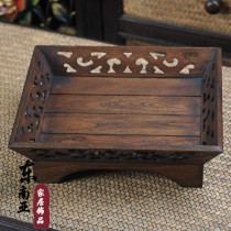 Southeast Asian style Thai characteristic solid wood crafts teak carving gift Hotel Club special fruit plate