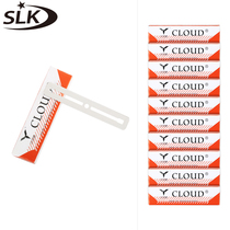 Claude manual old-fashioned double-sided narrow blade shaving shaving eyebrow trimming haircut special beauty blade 100 pieces