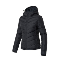  Counter 2018 winter Li Ning Womens warm hooded white duck down down jacket AYMN026-1-3