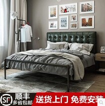 European adult iron bed 1 5 m princess bed 1 2 m iron frame childrens bed 1 8 m double bed is simple modern