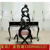 Eurostyle Dresser Neoclassical Brief Modern Gold Silver Leaf Dresser Makeup Table Combo New Special Price Spot