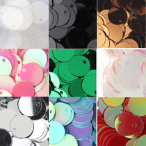 15mm side hole sequins Sequins beads Clothing accessories Dance dress wedding belly dance accessories 10 grams
