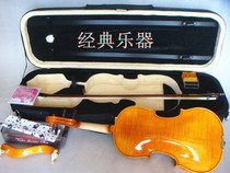 Professional performance test imposition White Pine single board professional Maple natural tiger pattern piano handmade violin set