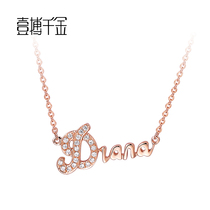 A Fight of the Thousand Golden Rose 18K Gold Giant Crab Seat Diamond Pendant Fashion Wedding Necklace Special Cabinet Custom