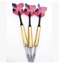 The rice-shaped copper dart needle competition special copper Needle Needle is strong and durable.
