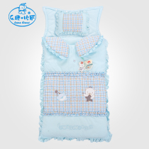 Lotabiwei happy baby baby spring and winter cotton sleeveless sleeping bag baby cotton anti kicking can be removed