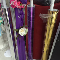 Thickened ultra-bright double-sided silver mirror Carpet wedding Wedding Placement stage T Carpet Props