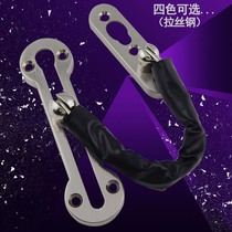 Theft Prevention Chain Wire Drawing Steel Color Thickening Door Chain Home Door Bolt lock Safety Chain hotel door lock chain Ming loaded chain proof