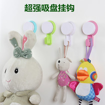  Strong suction cup nail-free seamless hook Super load-bearing kitchen hook Bathroom multi-purpose hook Suction cup hook