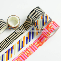 Japan imported Marks and paper tape specification 15mm * 7m MST-MKT185 3 color stripes