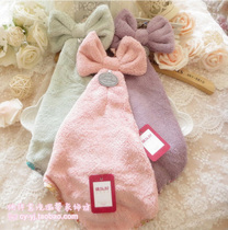 Take 2 pieces of recreational house hanging coral velvet kitchen towel towel butterfly knots