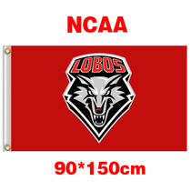 New Mexico Lobos New Mexican University Lywolf NCAA Flag Custom