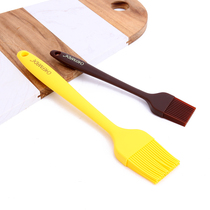  Learn kitchen baking tools one-piece silicone brush Cake butter barbecue brush High temperature resistant size 2-piece set