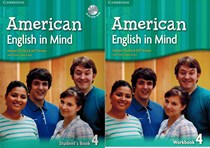 Beijing Shipping American English in Mind 4 Students with a book practice book suit for a beautiful version