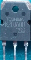 Original IMPORTED UNLOADER K20J60U 20A600V MOS Field Effect Tube TOSHIBA Toshiba