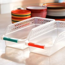 A1 Japanese-style refrigerator storage box Frozen sorting box Vegetable beverage classification storage grid finishing