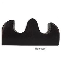 Solid wood pen rest Pen Mountain red wood painted calligraphy supplies chicken wings wooden brush holder Mao Wen room four