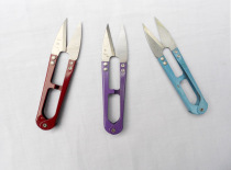 Special price king hemp yarn scissors U-scissors thread scissors Cross stitch special yarn scissors Spring yarn scissors