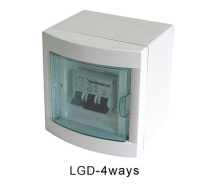 4-place waterproof distribution box Ming-fit lighting distribution box waterproof switch box 4p empty open box home distribution box