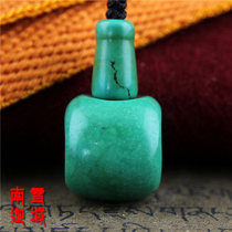 Tibetan turquoise Xinjiang pine Buddha head tee 19 18MM Tibetan Buddha head diy Buddha beads accessories