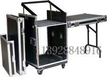 10U three-door non-earthquake box with workbench Cabinet aviation box performance equipment box wooden cabinet