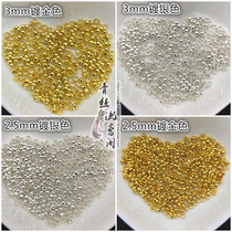 A66 antique diy handmade hairpin stick with pure copper bead spacer positioning bead bead bead spacer bead material