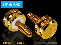 YARBO jabao GY-40LSC power amplifier speaker terminal Banana plug copper plated 24k gold shielding cap