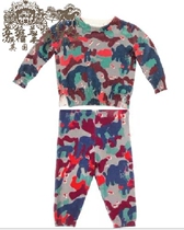 Spot Stella Mc childrens clothing boy boy male Baojun green camouflage cashmere blend leggings sweater