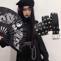 INS The same dark heavy belt belt-with a sharp weapon