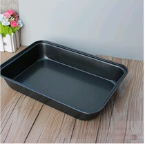 Rectangular non-stick flat baking pan water bath deep dish pizza grilled chicken grilled fish deepened height 5 5cm